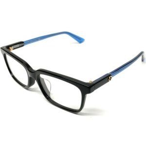 Gucci Women's Black and Blue Eyeglasses!